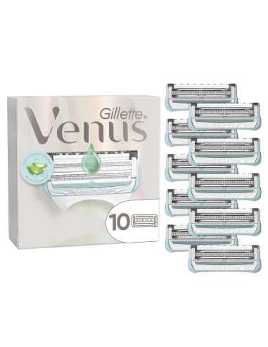 KAST 13 tk! Gillette Venus Satin Care Aloe Naiste Raseerimisterad, 10 Tera