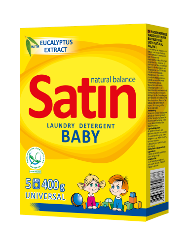 KAST 11 tk! Satin pesupulber Baby 400 g