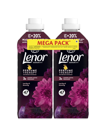 LENOR Pesuloputusvahend Diamond Figs & Lotus Flower 2 x 987 ml (94 Pesukorda)