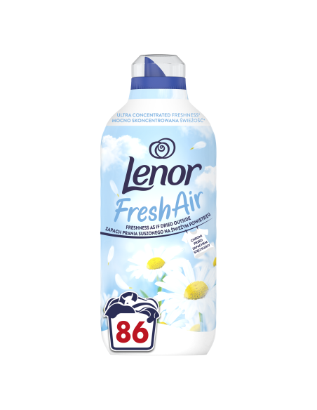 KAST 6 tk! LENOR Pesuloputusvahend Fresh Air Sensitive 1.204 L (86 Pesukorda)