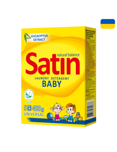 KAST 11 tk! Satin pesupulber Baby 400 g