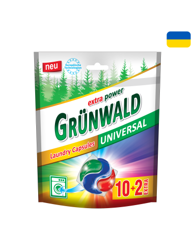 KAST 8 tk! Grünwald pesupesemiskapslid universaalne 12 tk