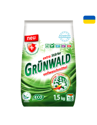 KAST 8 tk! Grünwald pesupulber universaalne 1,5 kg