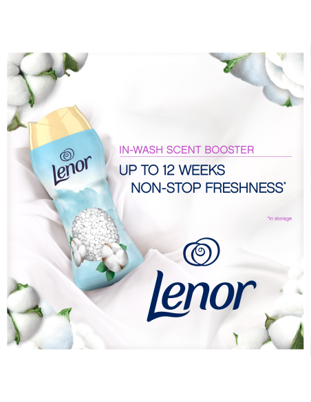 KAST 6 tk! LENOR Lõhnagraanulid Sensitive Cotton Fresh 495 g (41 Pesukorda)