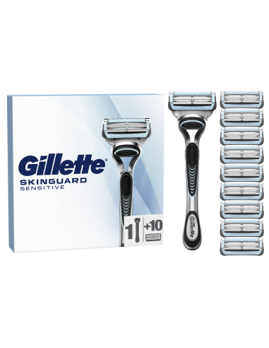 KAST 13 tk! Gillette SkinGuard Raseerija Meestele + 11 Tera
