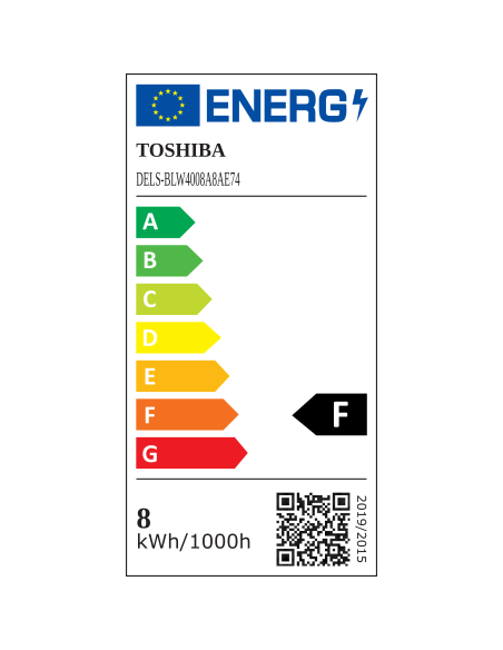 KAST 5 tk! Toshiba LED 8W(60W) E27 soe valge A60 matt 806lm