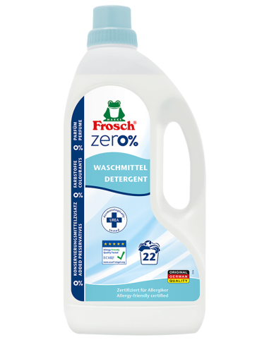 KAST 5 tk! Pesupesemisgeel Frosch Zero% 1,5 l