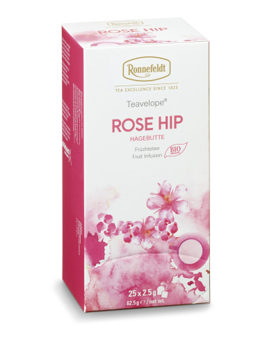 KAST 6 tk! Ronnefeldt ümbrikutee Rose Hip Organic DE-ÖKO-003 25tk