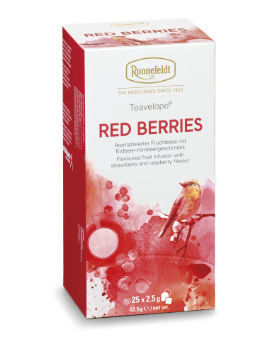 KAST 6 tk! Ronnefeldt ümbrikutee Red Berries 25tk