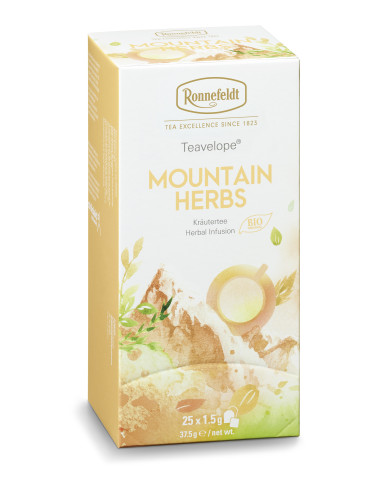 Ronnefeldt ümbrikutee Mountain Herbs Organic DE-ÖKO-003 25tk