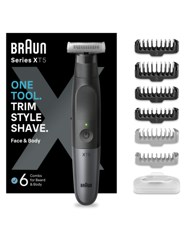 XT5200 Braun Series X Habemetrimmer/Piirel, Pardel ja Kehahoolduskomplekt Meestele
