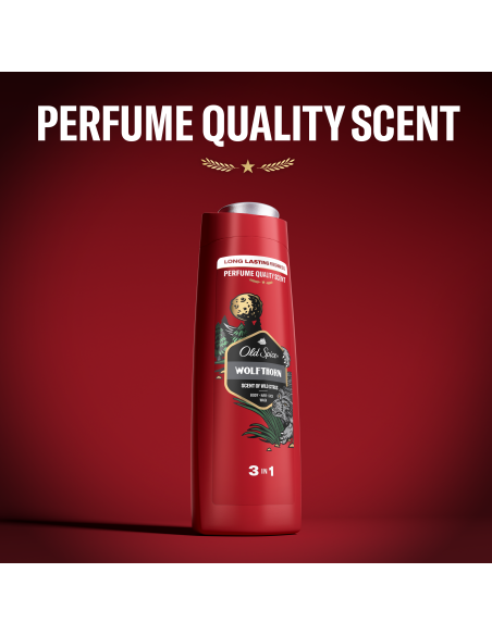 KAST 6 tk! Old Spice Wolfthorn Meeste Dušigeel, 400 ml 