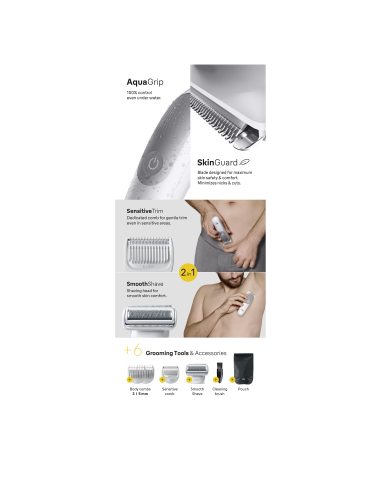 BG5550 Braun kehakarvade raseerimisseade...