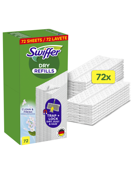 KAST 3 tk! Swiffer Sweeper kuivad põrandalapid, 72 tk