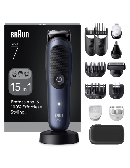 AIO7580 Braun Trimmeri Komplekt 15in1 piirel