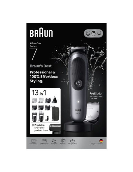 AIO7560 Braun Trimmeri Komplekt 13in1 piirel