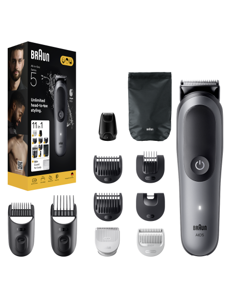 AIO5560 Braun Trimmeri Komplekt 11in1 piirel
