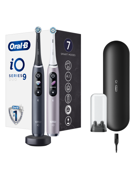 iOM9D.2J2.2AD Oral-B iO9 Duo elektriline hambahari Black Onyx/ Rose