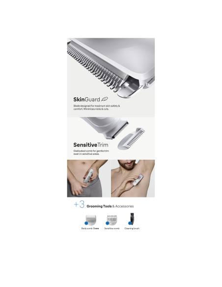 BG3530 Braun kehakarvade raseerimisseade (trimmer / piirel / pardel)