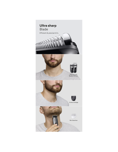 AIO3500 Braun Trimmeri Komplekt 4in1 piirel