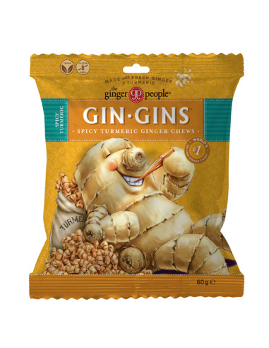 GIN GINS kurkumi-ingveri närimiskommid 60g
