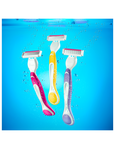 KAST 6 tk! Gillette Venus3 Naiste Ühekordsed Raseerijad, 6 Tk Pakis