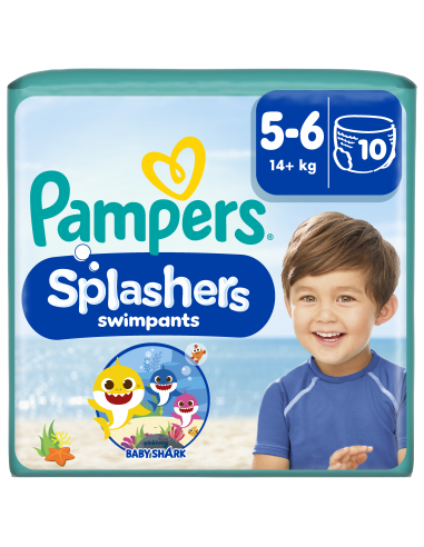 Pampers Pants Splashers, Suurus 5-6, 10 Ujumismähet, 14+ kg