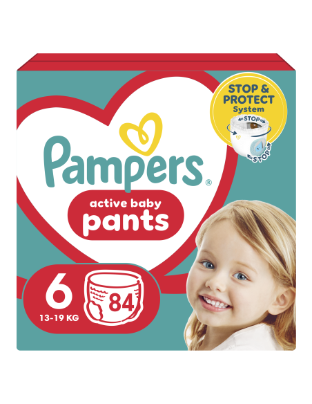 Pampers Pants Mähkmed, Suurus 6, 84 Mähet, 13-19 kg