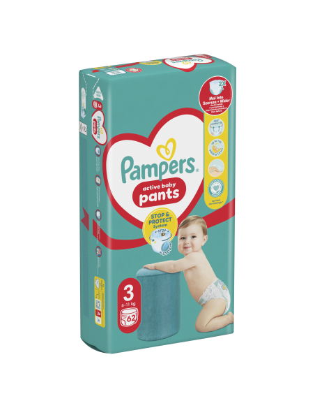 Pampers Pants Püksmähkmed, Suurus 3, 62 Mähet, 6-11 kg