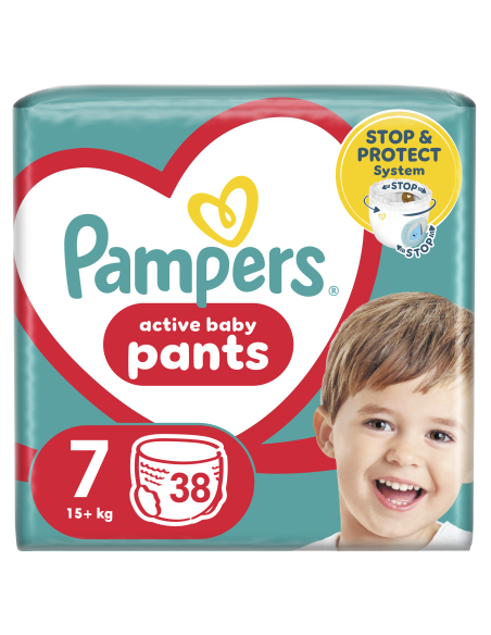 Pampers Pants Püksmähkmed, Suurus 7, 38 Mähet, 15+ kg