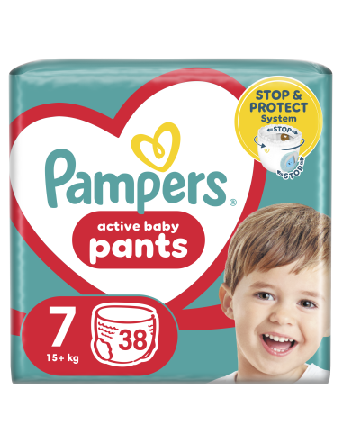 KAST 3 tk! Pampers Pants Püksmähkmed, Suurus 7, 38 Mähet, 15+ kg