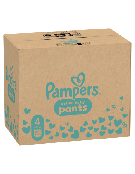 Pampers Pants Mähkmed, Suurus 4, 176 Mähet, 9-15 kg