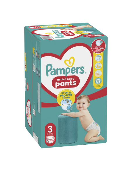 Pampers Pants Mähkmed, Suurus 3, 128 Mähet, 6-11 kg