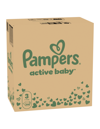 Pampers Active Baby Mähkmed, Suurus 3, 208...