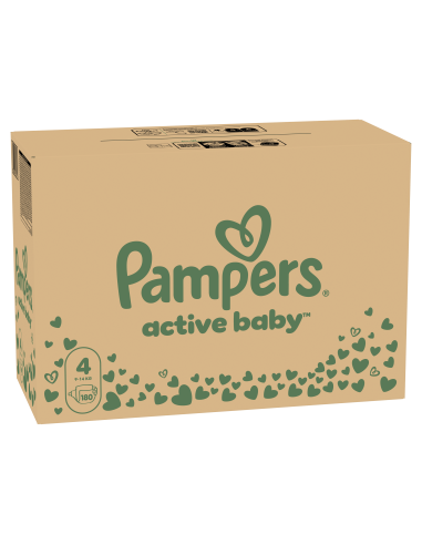 Pampers Active Baby Mähkmed, Suurus 4, 180...