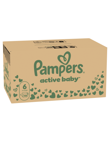 Pampers Active Baby Mähkmed, Suurus 6, 128...