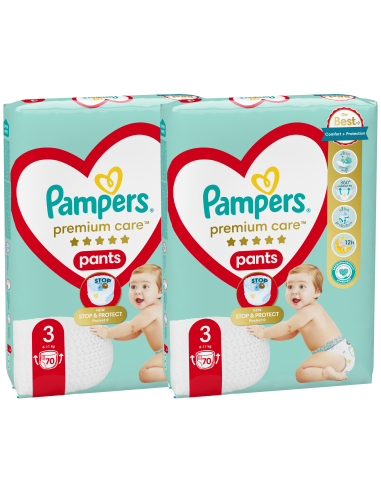 Pampers Premium Care Pants Mähkmed, Suurus 3, 140 Mähet, 6-11 kg
