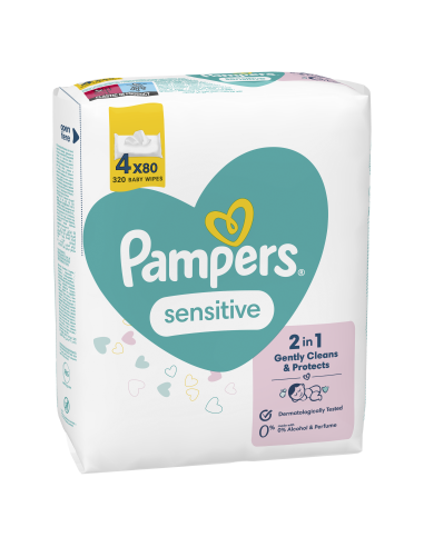 Pampers Sensitive Niisked Beebisalvrätid, 4...