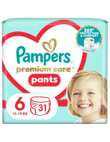 KAST 3 tk! Pampers Premium Care Pants Püksmähkmed, Suurus 6, 31 Mähet, 13-19 kg
