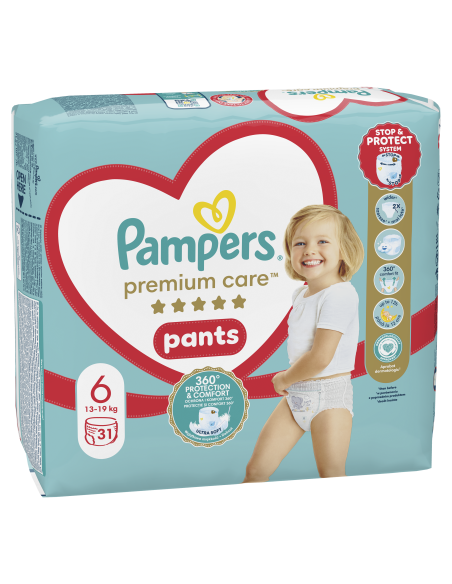 KAST 3 tk! Pampers Premium Care Pants Püksmähkmed, Suurus 6, 31 Mähet, 13-19 kg