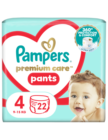 Pampers Premium Care Pants Püksmähkmed, Suurus 4, 22 Mähet, 9-15 kg
