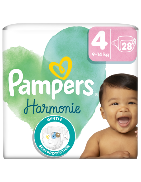 Pampers Harmonie Mähkmed,  Suurus 4, 28 Mähet, 9-14kg