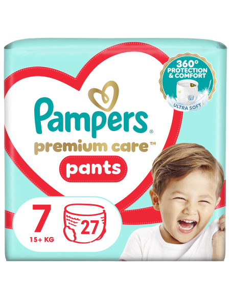 Pampers Premium Care Püksmähkmed, Suurus 7, 27 Mähet, 15+ kg