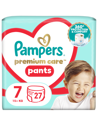 KAST 3 tk! Pampers Premium Care Püksmähkmed, Suurus 7, 27 Mähet, 15+ kg