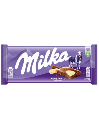 Milka piima- ja valge šokolaadi segu 90g