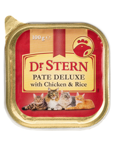 Dr.Stern pasteet kassile kana ja riisiga 100g alu cup