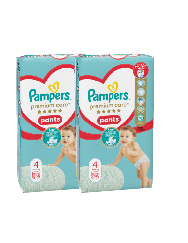 Pampers Premium Care Pants Mähkmed, Suurus 4, 116 Mähet, 9-15kg