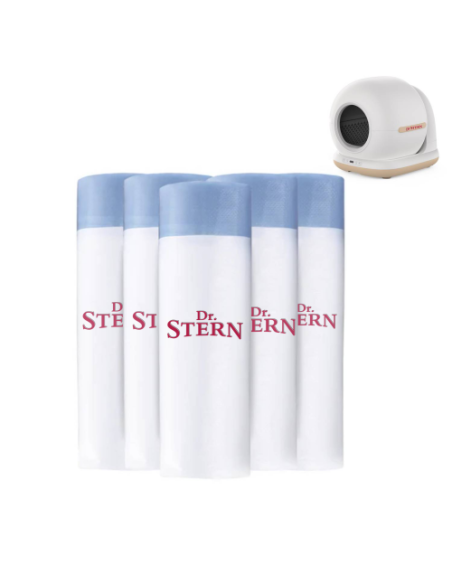 KAST 28 tk! Dr.Stern prügikott kassiliivakastile CB001, 5 rulli, 75tk