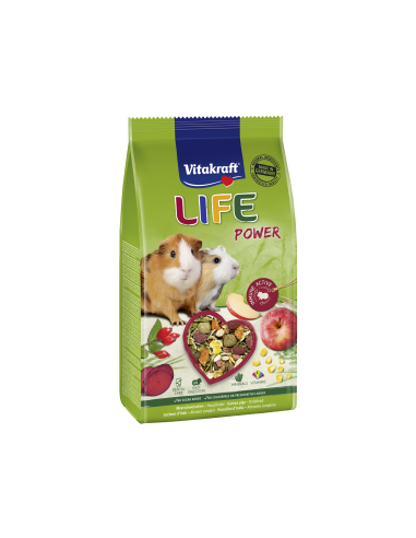 KAST 5 tk! Vitakraft Life Power täissööt merisigadele 600g