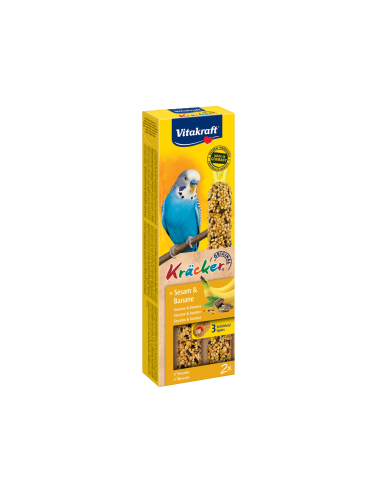 Vitakraft Kräcker maiuspulgad seesam&banaan papagoile 2tk